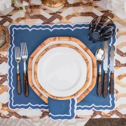 Napkins | Mrs. Alice Monogram<Mrs. Alice Blue Theodora Napkins (Set of 4)