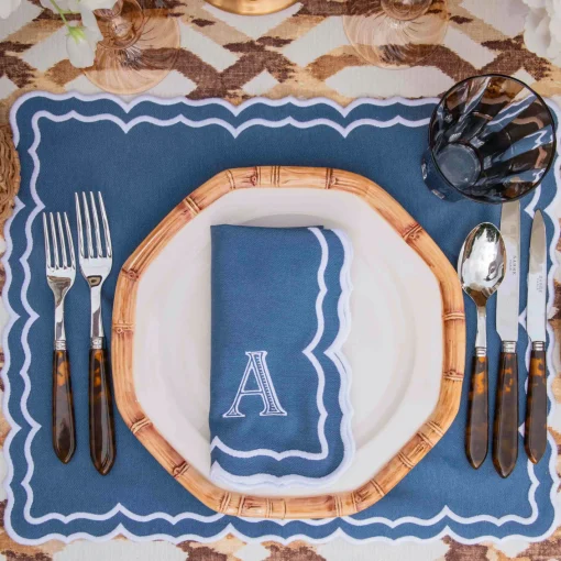 Napkins | Mrs. Alice Monogram<Mrs. Alice Blue Theodora Napkins (Set of 4)