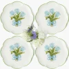 Summer Crockery | Dinner Plates<Mrs. Alice Blue Tulip Dinner Plates (Set of 4)