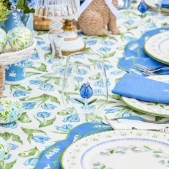 Glasses<Mrs. Alice Blue Tulip Glasses (Set of 4)