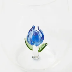 Glasses<Mrs. Alice Blue Tulip Glasses (Set of 4)