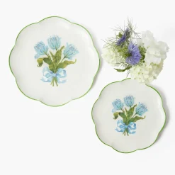 Summer Crockery | Starter Plates<Mrs. Alice Blue Tulip Starter Plate