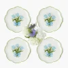 Summer Crockery | Starter Plates<Mrs. Alice Blue Tulip Starter Plates (Set of 4)