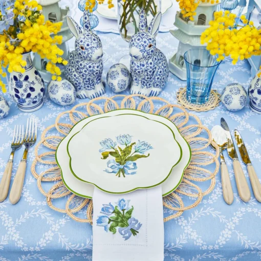Summer Crockery | Starter Plates<Mrs. Alice Blue Tulip Starter Plates (Set of 4)