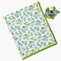 Tablecloths<Mrs. Alice Blue Tulip Tablecloth