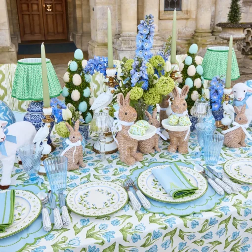 Tablecloths<Mrs. Alice Blue Tulip Tablecloth