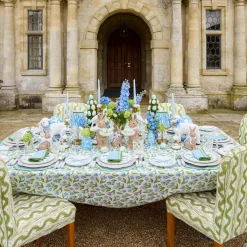 Tablecloths<Mrs. Alice Blue Tulip Tablecloth