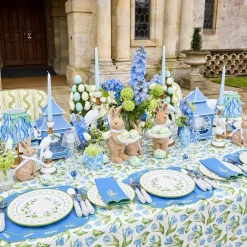 Tablecloths<Mrs. Alice Blue Tulip Tablecloth