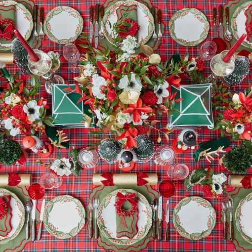 Tablecloths<Mrs. Alice Bonnie Tartan Tablecloth
