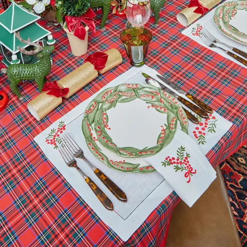 Tablecloths<Mrs. Alice Bonnie Tartan Tablecloth