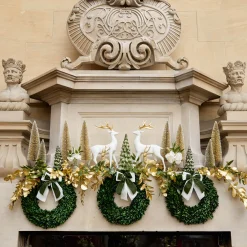 Christmas Decorations<Mrs. Alice Boxwood Wreath (Large)