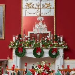 Christmas Decorations<Mrs. Alice Boxwood Wreath (Large)