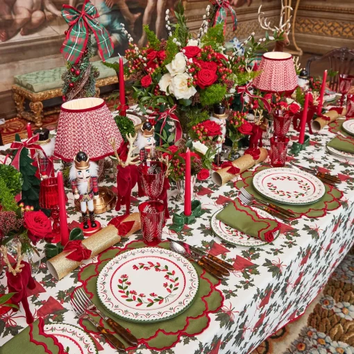 Glasses | Glassware Sets<Mrs. Alice Brigitte Red Garland Engraved Glassware (Set of 8)