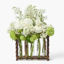 Summer Glassware | Vases<Mrs. Alice Burnt Bamboo Bud Vase