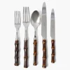 Cutlery Sets<Mrs. Alice Burnt Bamboo Cutlery (5 Piece)