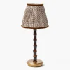 Rechargeable Table Lamps<Mrs. Alice Burnt Bamboo Rechargeable Lamp with Chocolate Lotus Shade (18cm)