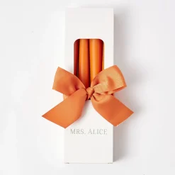 Candles<Mrs. Alice Burnt Orange Candles (Set of 8)