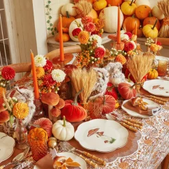 Candles<Mrs. Alice Burnt Orange Candles (Set of 8)