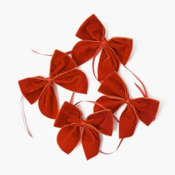 Napkin Rings & Bows<Mrs. Alice Burnt Orange Napkin Bows (Set of 4)