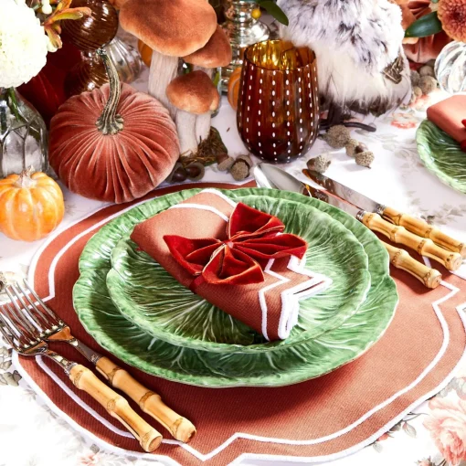 Napkin Rings & Bows<Mrs. Alice Burnt Orange Napkin Bows (Set of 4)