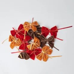 Napkin Rings & Bows<Mrs. Alice Burnt Orange Napkin Bows (Set of 4)