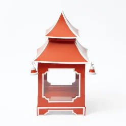 Year-round Decorations | Autumn Decorations<Mrs. Alice Burnt Orange Pagoda Lantern