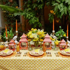 Year-round Decorations | Autumn Decorations<Mrs. Alice Burnt Orange Pagoda Lantern