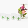 Summer Glassware | Glasses<Mrs. Alice Cactus Glasses (Set of 4)