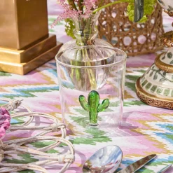 Summer Glassware | Glasses<Mrs. Alice Cactus Glasses (Set of 4)