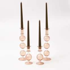 Candle Holders<Mrs. Alice Camille Chestnut Candle Holders (Pair)