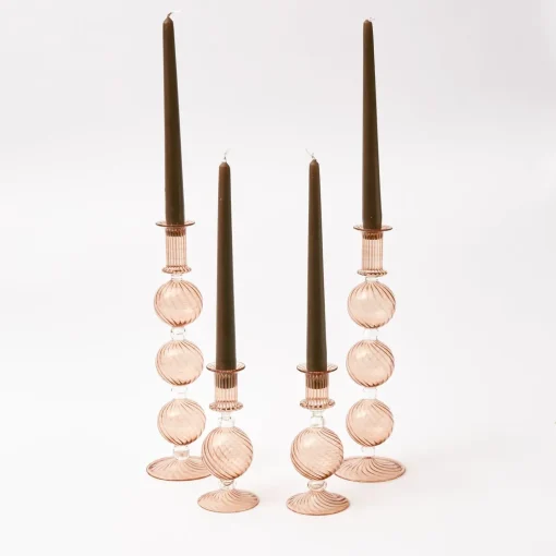 Candle Holders<Mrs. Alice Camille Chestnut Candle Holders (Pair)