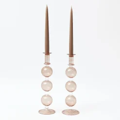 Candle Holders<Mrs. Alice Camille Chestnut Candle Holders (Pair)