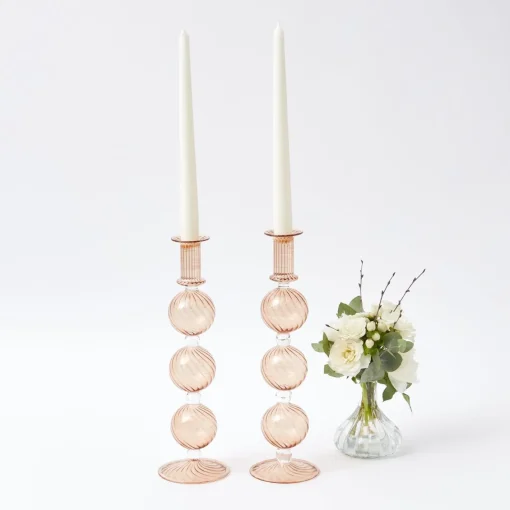 Candle Holders<Mrs. Alice Camille Chestnut Candle Holders (Pair)