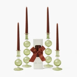 Candles | Candlescapes<Mrs. Alice Camille Olive Candle Set (Chocolate)