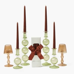 Candles | Candlescapes<Mrs. Alice Camille Olive Candlescape (Chocolate)