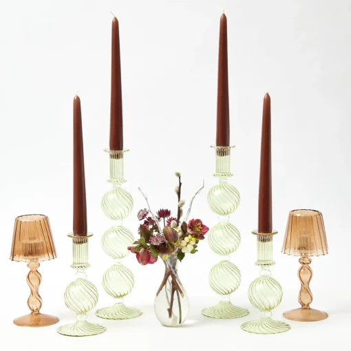 Candles | Candlescapes<Mrs. Alice Camille Olive Candlescape (Chocolate)