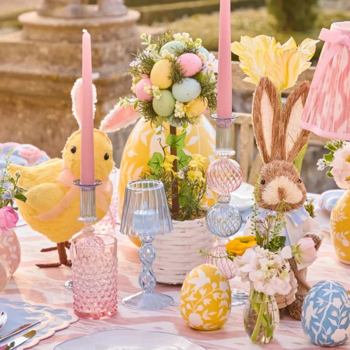 Candles | Candlescapes<Mrs. Alice Camille Pink & Blue Candle Set
