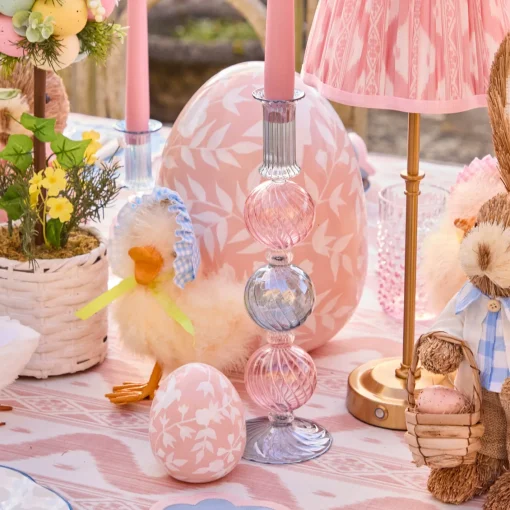 Candles | Candlescapes<Mrs. Alice Camille Pink & Blue Candle Set