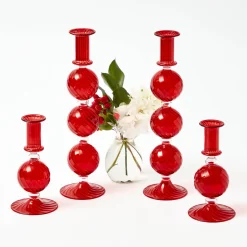 Candles | Candlescapes<Mrs. Alice Camille Red Candle Set