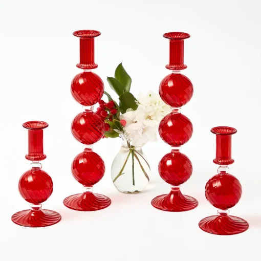 Candles | Candlescapes<Mrs. Alice Camille Red Candle Set