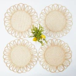 Placemats<Mrs. Alice Cara Woven Placemats (Set of 4)