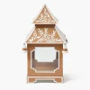 Summer Candleware | Year-round Decorations<Mrs. Alice Caramel Chinoiserie Pagoda Lantern
