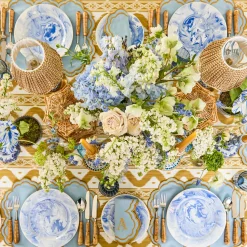 Summer Table Linen | Tablecloths<Mrs. Alice Caramel Ikat Tablecloth