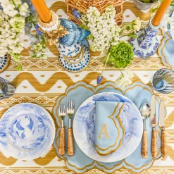 Summer Table Linen | Tablecloths<Mrs. Alice Caramel Ikat Tablecloth