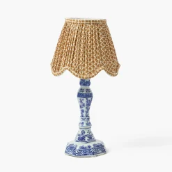 Summer Lighting | Lampshades<Mrs. Alice Caramel Lotus Deep Scalloped Lampshade (18cm)