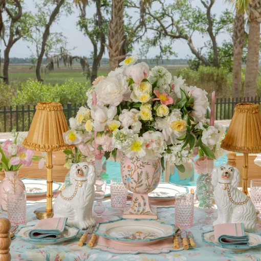 Summer Lighting | Lampshades<Mrs. Alice Caramel Silk Frilled Lampshade (18cm)