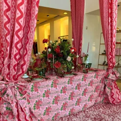 Table Linen Sets | Mrs. Alice Monogram<Mrs. Alice Carolina Pink Placemats & Napkins (Set of 4)