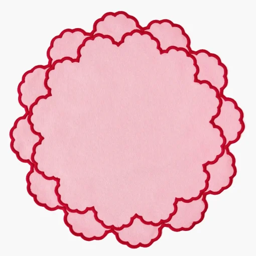 Placemats | For Her<Mrs. Alice Carolina Pink Placemats (Set of 4)