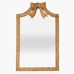 Mirrors<Mrs. Alice Celine Bow Rattan Mirror
