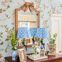 Mirrors<Mrs. Alice Celine Bow Rattan Mirror